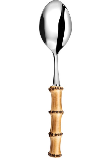Paslanmaz Çelik Bambu Servis Kaşığı