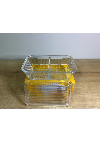 Frigo Studio Kapaklı Bölmeli Saklama Kabı 480 cc