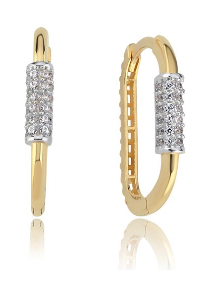 Paper 14 Ayar Altın Kadın Küpe