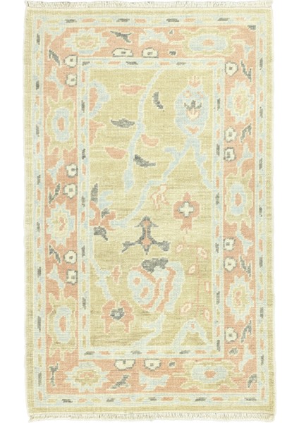 Pravin Pastel El Dokuma Yün Halı 94 x 150 cm