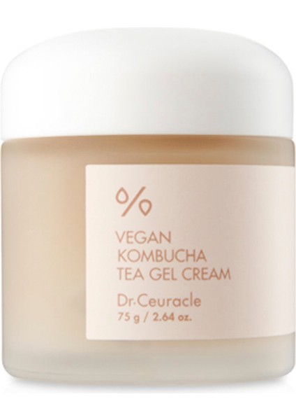 Vegan Kombucha Tea Gel Cream Parlatıcı ve Besleyici Kombuça Jel Krem 75 ml