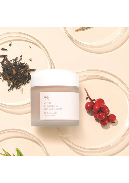 Vegan Kombucha Tea Gel Cream Parlatıcı ve Besleyici Kombuça Jel Krem 75 ml indirimleri