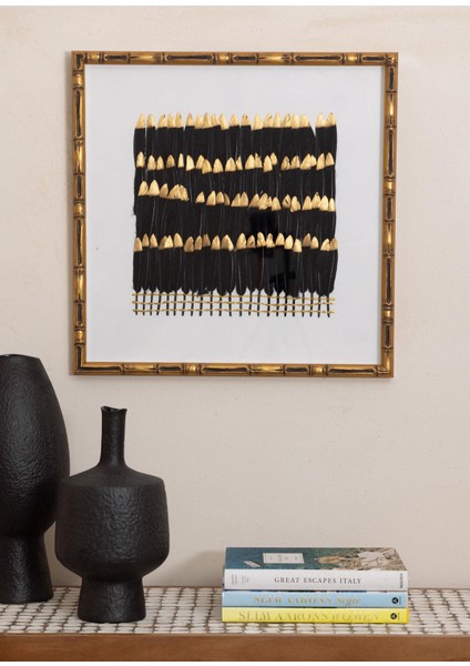 Flume Siyah Tüylü Tablo TBL0097 fiyatları