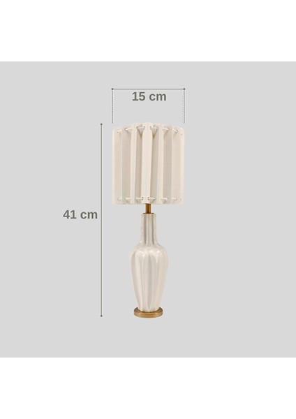 Elvin Beyaz Abajur modelleri