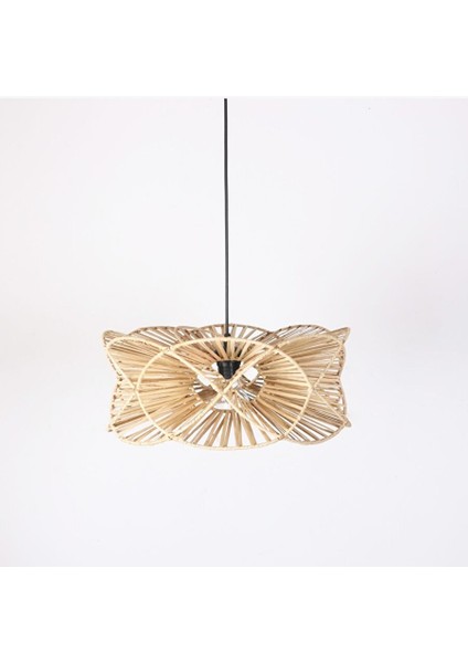 Oklid Doğal Rattan 18X42 cm Aydınlatma