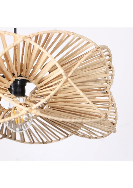 Oklid Doğal Rattan 18X42 cm Aydınlatma modelleri