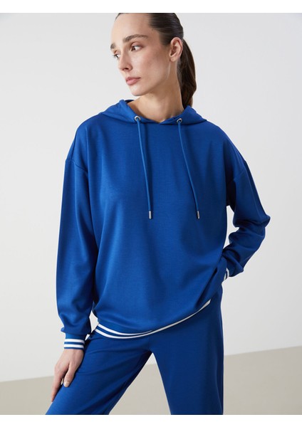 Yeni Sezon Kapüşonlu Oversize Kadın Tişört