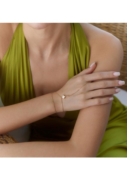 Polaris 14 Ayar Altın Kadın Şahmeran Bileklik modelleri