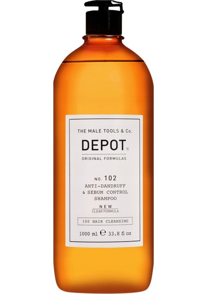 No. 102 Anti Dandruff Sebum Control Kepek Karşıtı Şampuan 1000 ml
