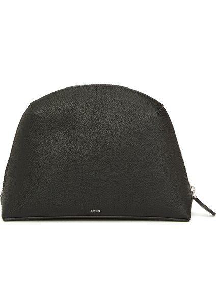 Siyah Medium Kadın Deri El Portföyü