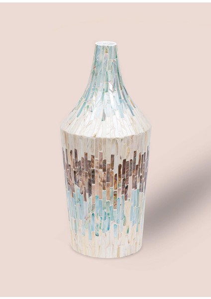 Renkli Sedef Vazo 51 cm fiyatları