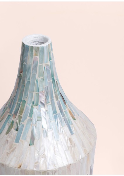 Renkli Sedef Vazo 51 cm modelleri