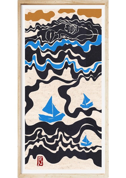Morning Swim Edisyonlu Fine Art Baskı