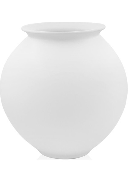 Pure Beyaz Dekoratif Seramik Vazo