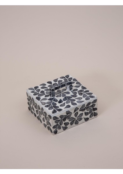 Desenli Sedef Dekoratif Kutu 16X16 cm modelleri