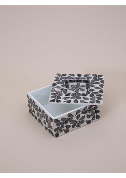 Desenli Sedef Dekoratif Kutu 16X16 cm fırsatları