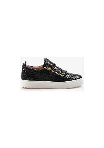 Siyah Fermuarlı Erkek Spor & Sneaker Ayakkabı RM50012