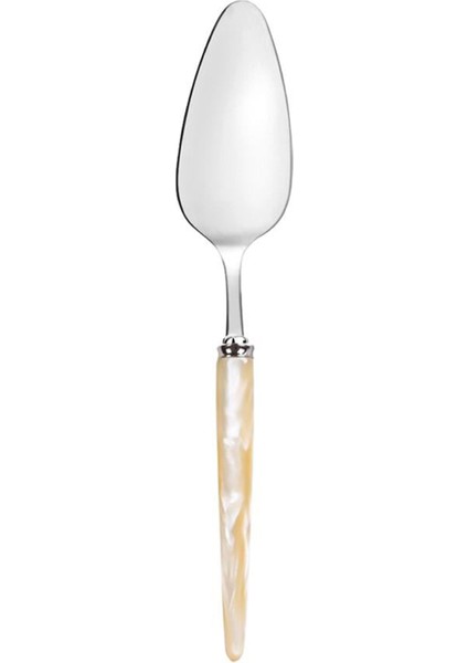 Tang Doğal Sedef Çelik Spatula Servis Kaşığı