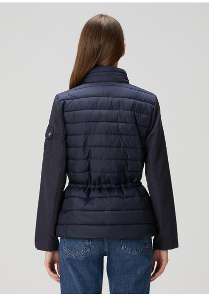 Koyu Lacivert Kapüşonlu Mont fırsatları