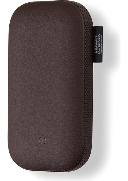 Powersound Kahverengi Deri Kablosuz Şarj Cihazı ve Bluetooth Hoparlör