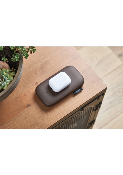 Powersound Kahverengi Deri Kablosuz Şarj Cihazı ve Bluetooth Hoparlör indirimleri