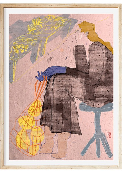 Lemons In Her Bag Edisyonlu Fine Art Baskı