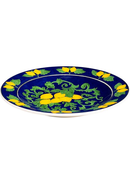 Amalfi Coast Collection Handmade Mega Seramik Mavi Salata Kasesi modelleri