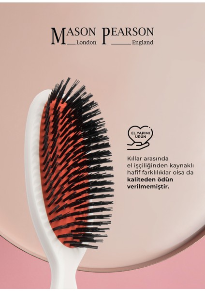 Pocket Boar Bristle B4 Ivory Saç Fırçası fiyatları