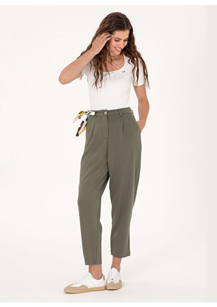Haki Kadın Standart Pantolon Sepınata fiyatları