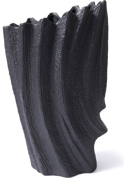 Licia Siyah Seramik Vazo