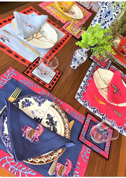 Pembe Zebra Desenli Dekoratif Amerikan Servisi fırsatları