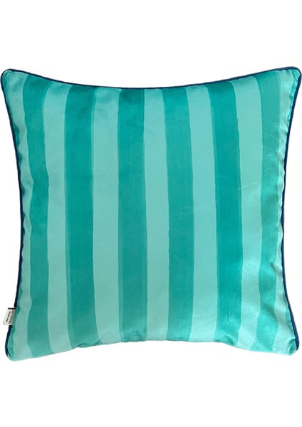 Turna Desenli Turkuaz Dekoratif Kırlent Kılıfı 50X50 cm fırsatları