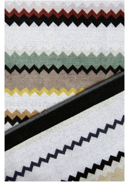 Curt 5li Zikzak Desenli Havlu Seti modelleri