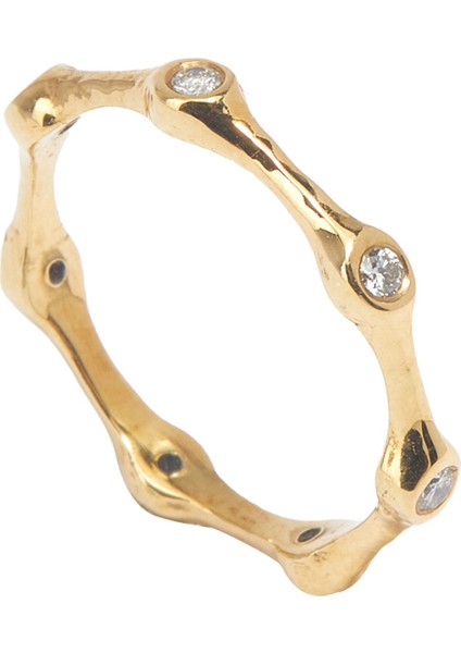 Pırlantalı Kadın Altın Yüzük