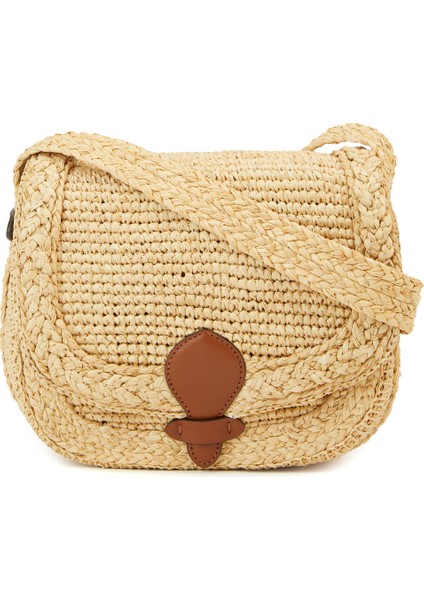Colbie Naturel Kadın Rafya Çanta