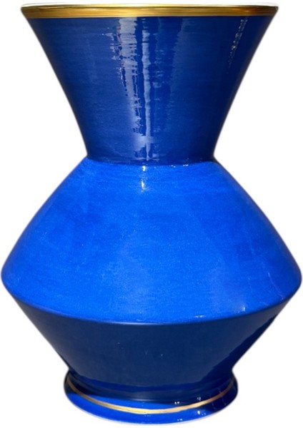 Vera Parlement Mavisi Seramik Vazo