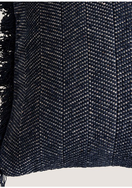 Clae Natural Marin Mavi Dekoratif Yastık modelleri