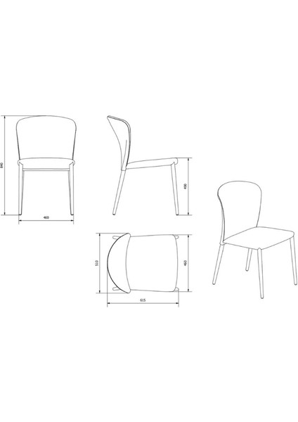 Grace Silver Kolsuz Sandalye