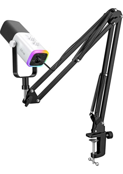 Am8 Usb/xlr Dinamik Rgb Beyaz Stüdyo Mikrofonu modelleri