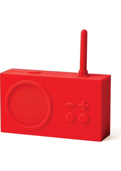 Tykho 3 Kırmızı Radyo ve Bluetooth Hoparlör