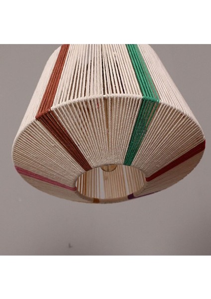 Ozden 30X30 cm Makrome Ipli Renkli Avize modelleri