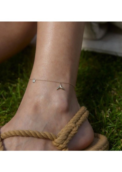 Fin Pul 14 Ayar Altın Kadın Halhal fiyatları