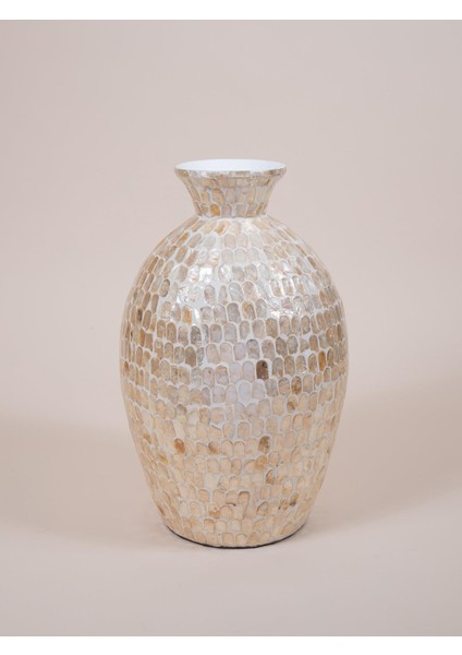 Desenli Sedef Vazo 31X50 cm fiyatları