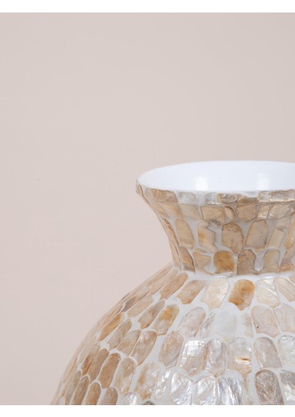 Desenli Sedef Vazo 31X50 cm modelleri