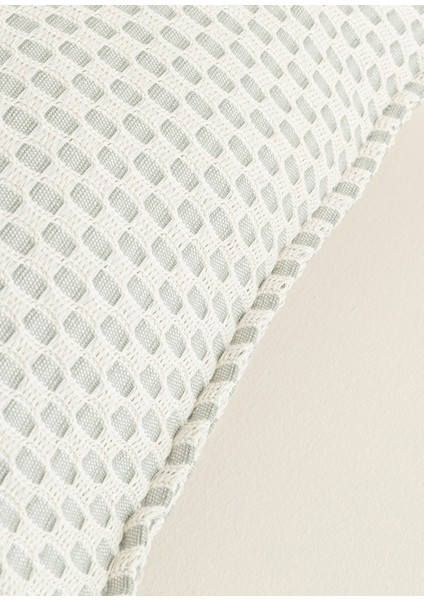 Beyaz Pamuk Taye Kırlent 45X45 cm modelleri