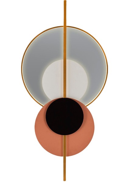 Sun Çok Renkli Duvar Pano Aplik