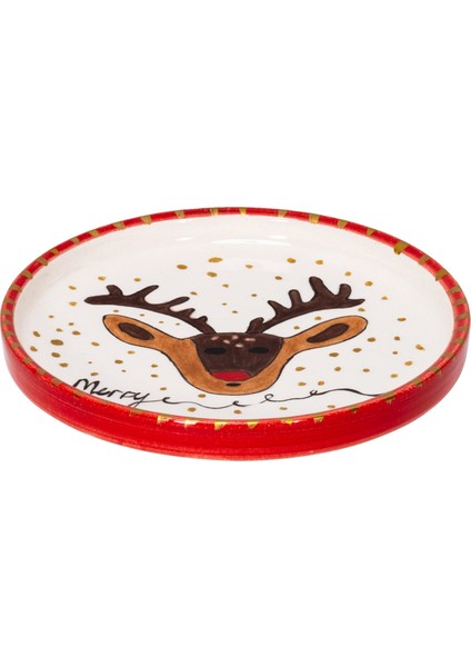 Xmas Merry Dear Handmade Seramik Mini Tabak fiyatları
