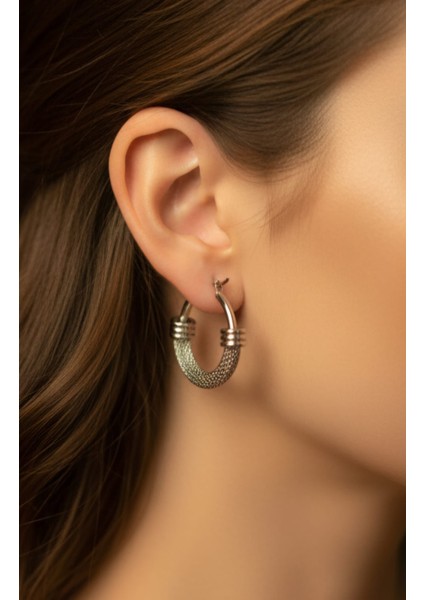 Çelik Halka Küpe Modelleri Tarz ve Spor Model fiyatları