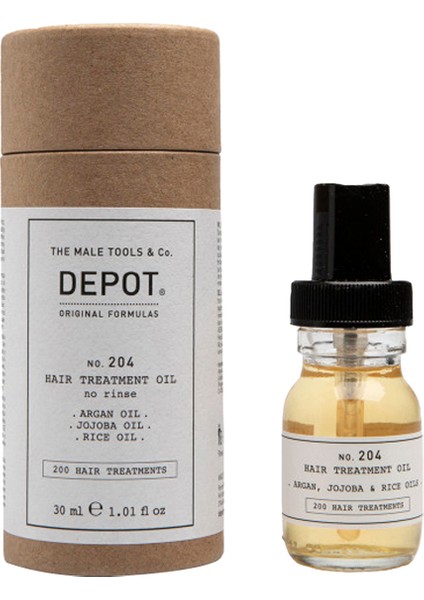 No. 204 Treatment Canlandırıcı Saç Bakım Yağı 30 ml