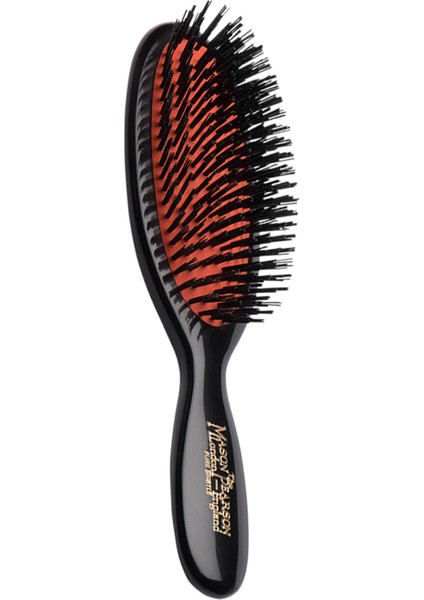 Pocket Extra Boar Stiff Bristle Eb4 Dark Saç Fırçası